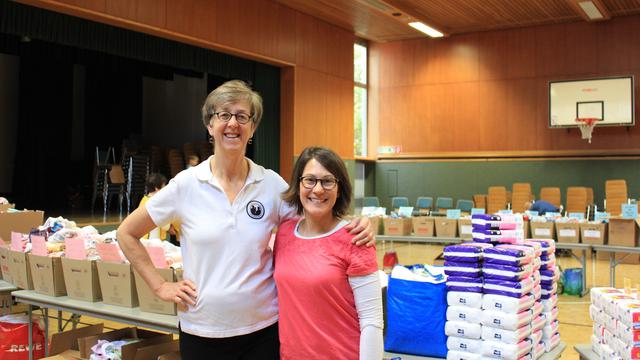 Sister Rebecca Stay and Stephanie Egly